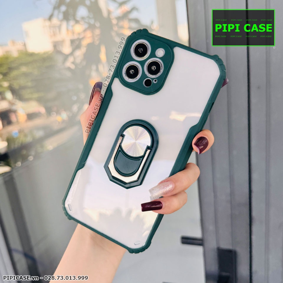 Ốp Lưng iPhone 13 Pro - Pin - Xanh Rêu