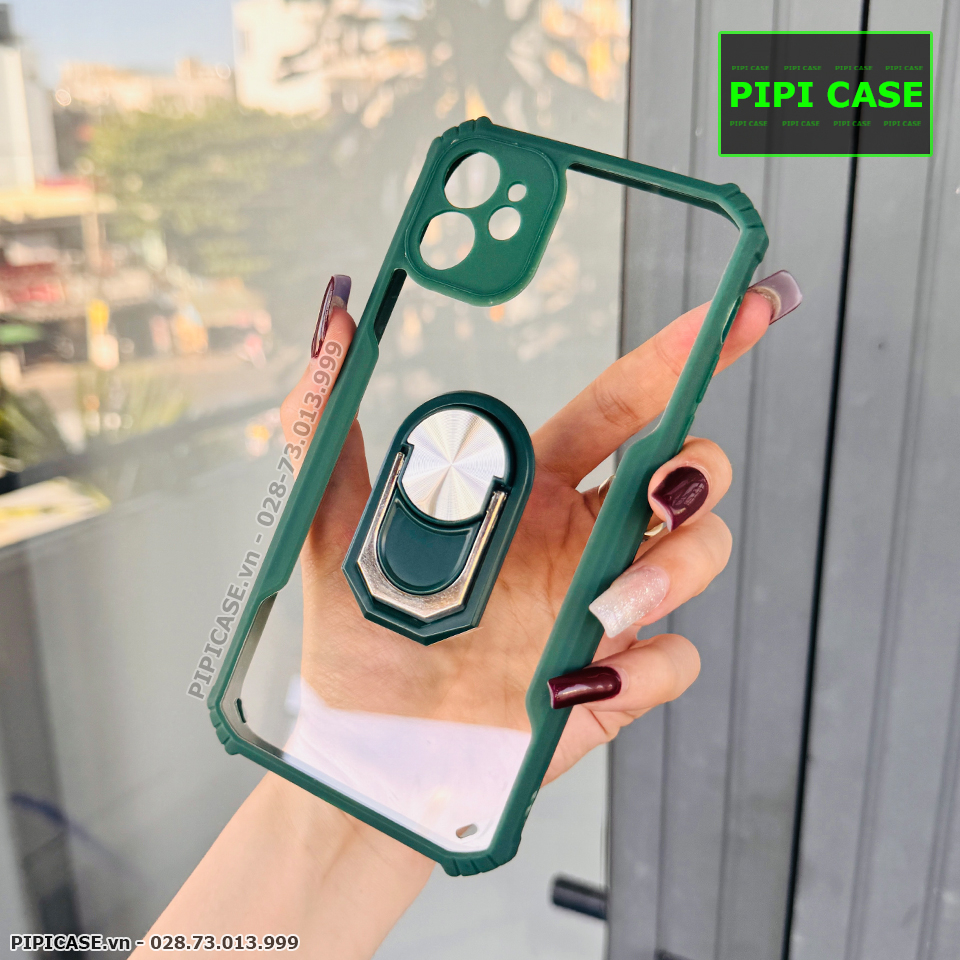 Ốp Lưng iPhone 11 - Pin - Xanh Rêu