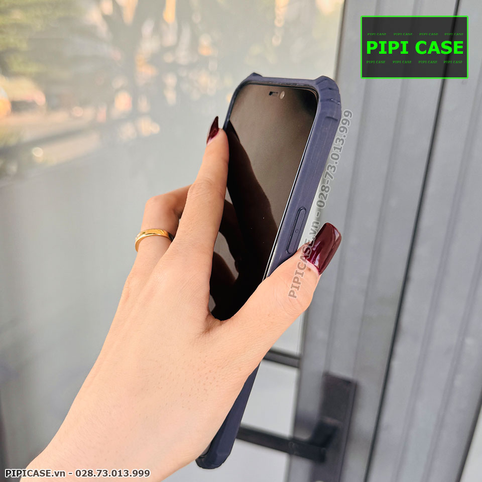 Ốp Lưng iPhone 12 Pro Max - Pin - Xanh Dương