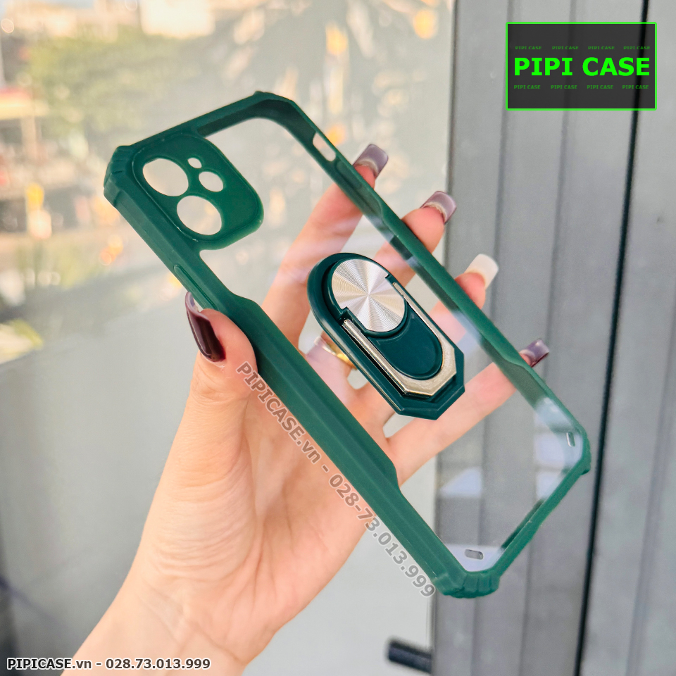 Ốp Lưng iPhone 11 - Pin - Xanh Rêu