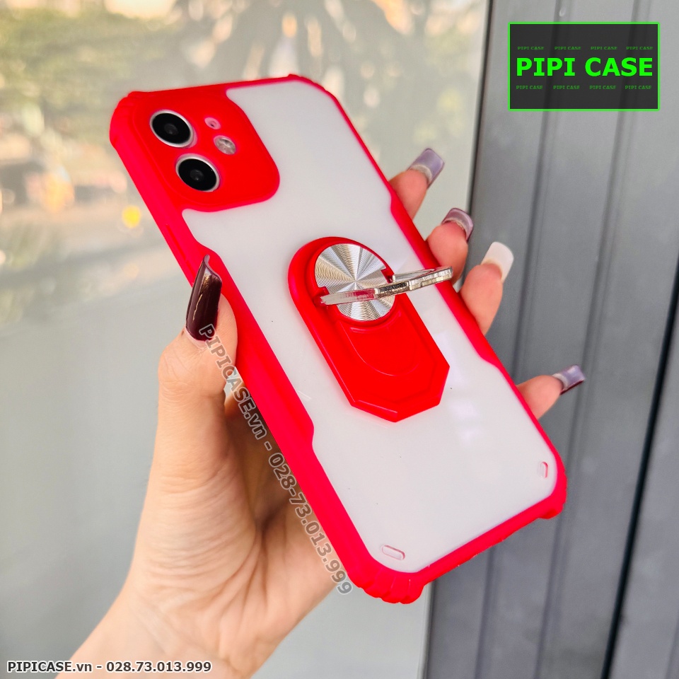 Ốp Lưng iPhone 12 - Pin - Đỏ