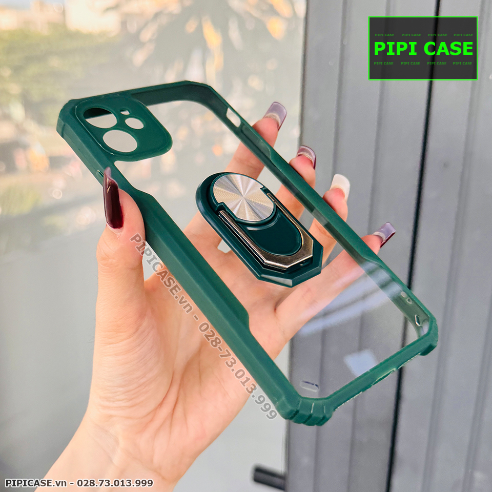 Ốp Lưng iPhone 11 - Pin - Xanh Rêu