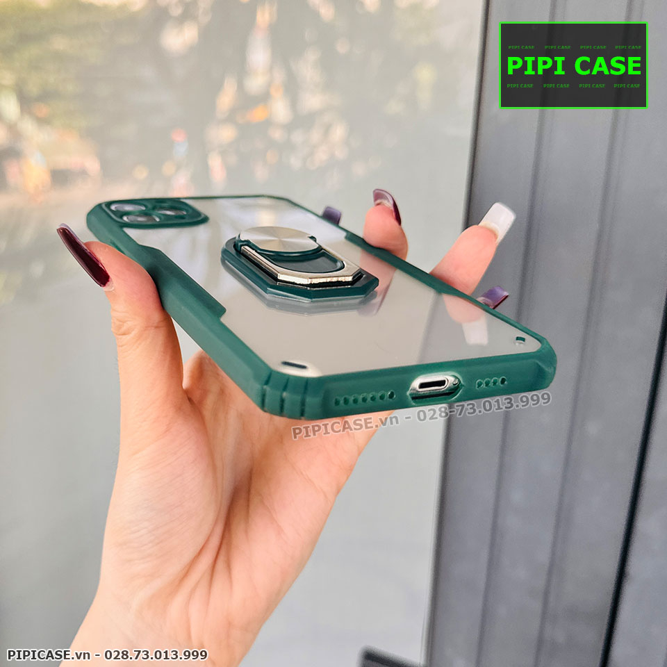 Ốp Lưng iPhone 11 Pro Max - Pin - Xanh Rêu