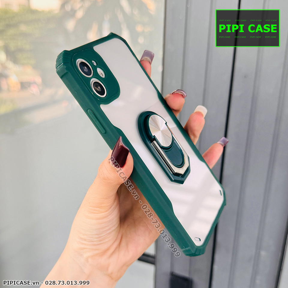 Ốp Lưng iPhone 11 - Pin - Xanh Rêu
