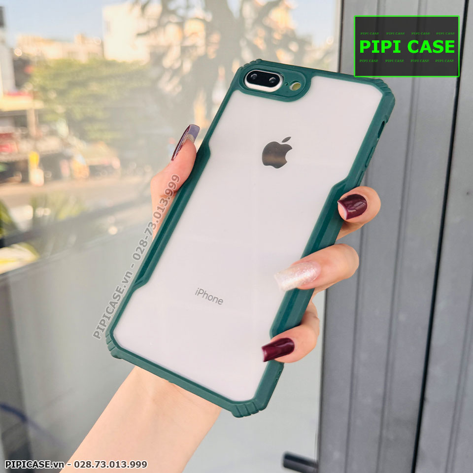 Ốp Lưng iPhone 7 Plus / 8 Plus - Bigtal - Xanh Rêu