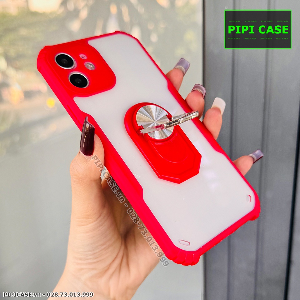 Ốp Lưng iPhone 12 - Pin - Đỏ