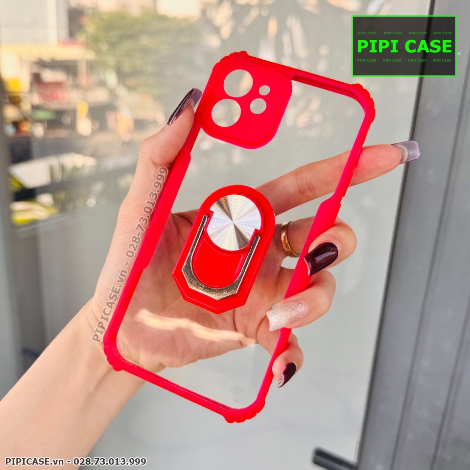 Ốp Lưng iPhone 12 - Pin - Đỏ