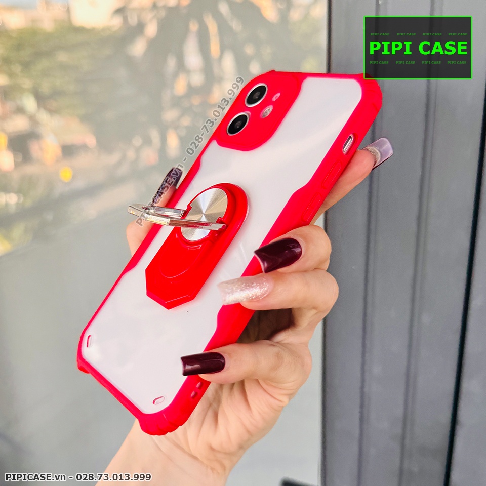 Ốp Lưng iPhone 12 - Pin - Đỏ