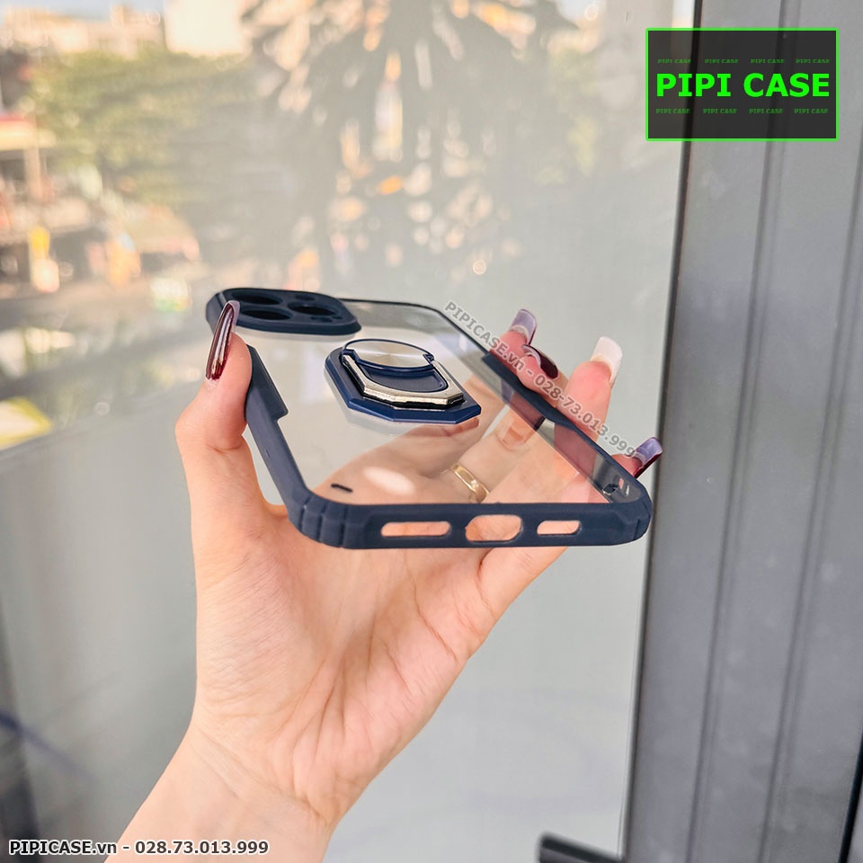 Ốp Lưng iPhone 12 Pro Max - Pin - Xanh Dương