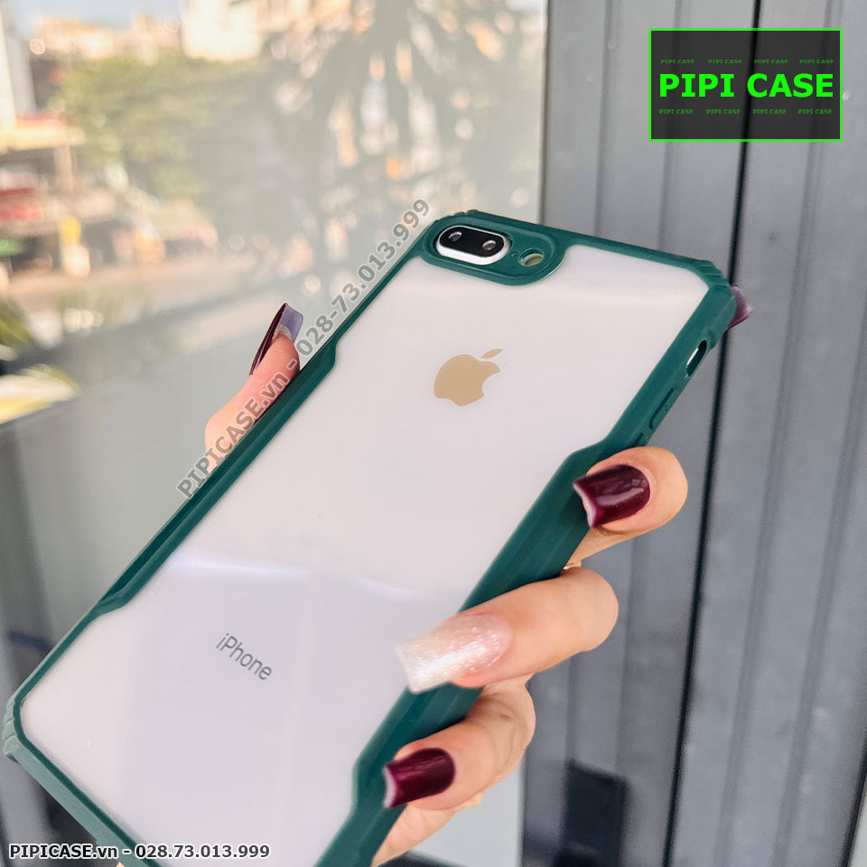 Ốp Lưng iPhone 7 Plus / 8 Plus - Bigtal - Xanh Rêu
