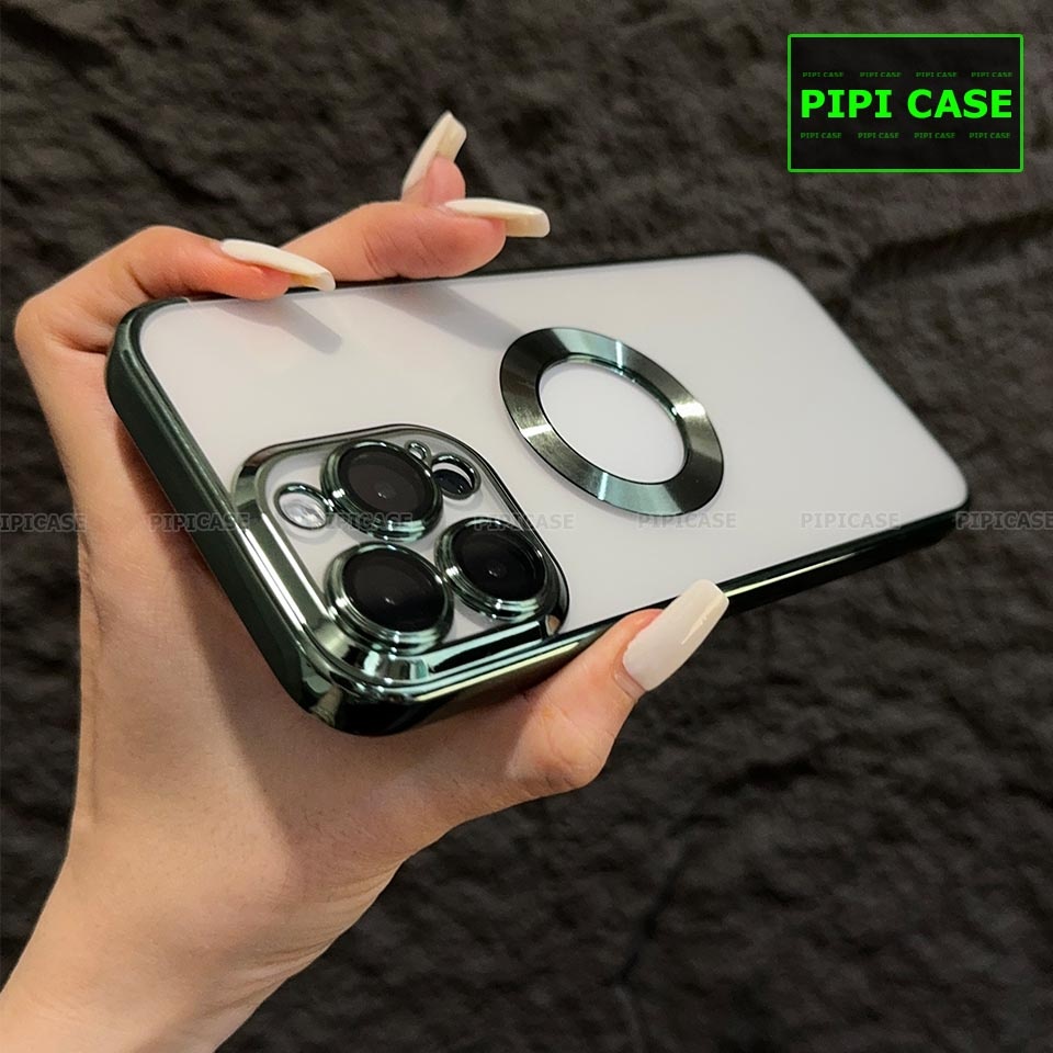 Ốp Lưng iPhone 15 Pro Max - Water - Xanh Lá