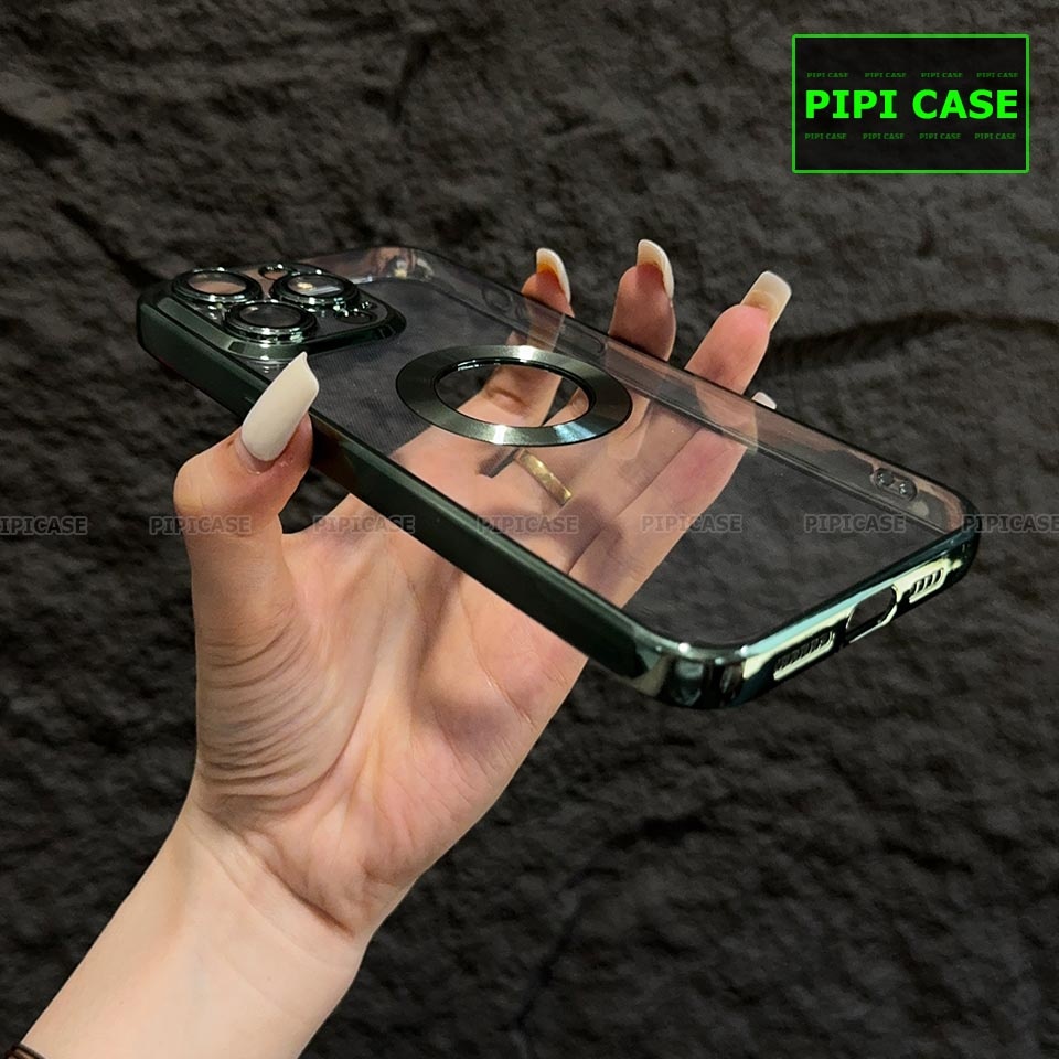 Ốp Lưng iPhone 15 Pro Max - Water - Xanh Lá