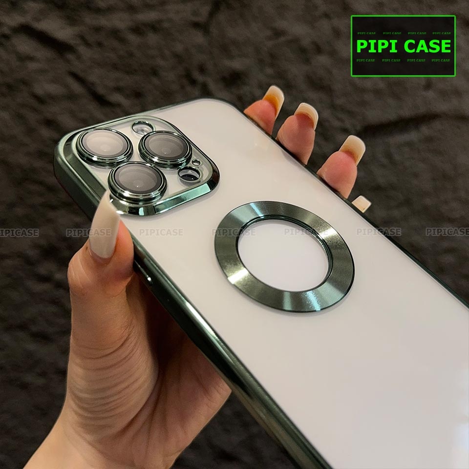 Ốp Lưng iPhone 15 Pro Max - Water - Xanh Lá