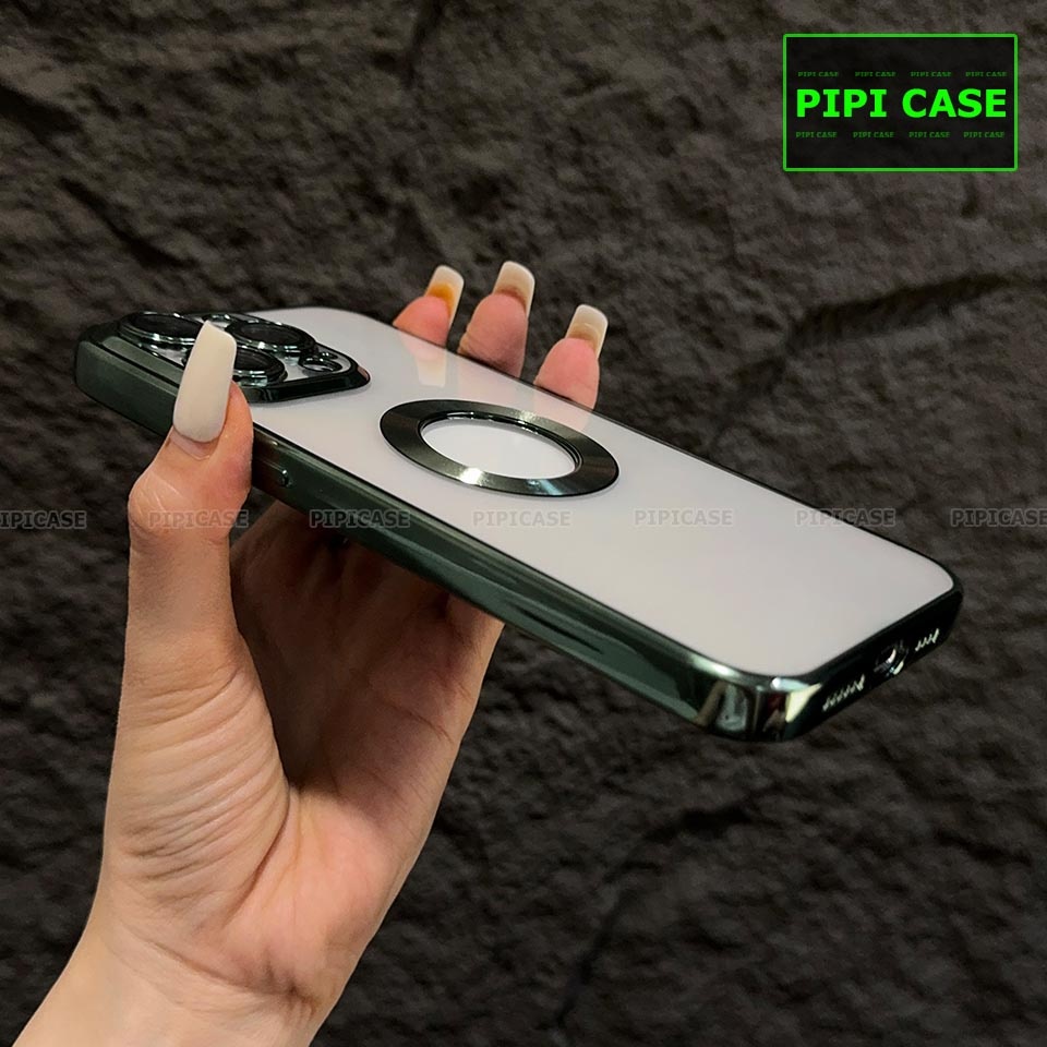 Ốp Lưng iPhone 15 Pro Max - Water - Xanh Lá