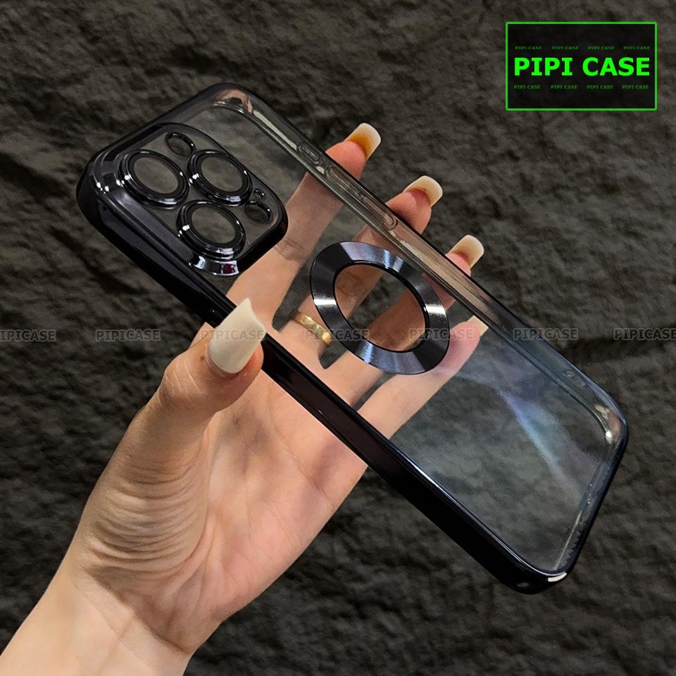 Ốp Lưng iPhone 15 Pro Max - Water - Đen