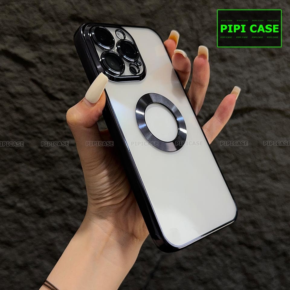 Ốp Lưng iPhone 15 Pro Max - Water - Đen