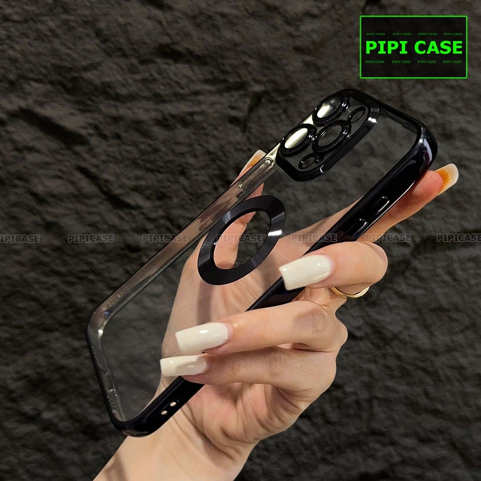 Ốp Lưng iPhone 15 Pro Max - Water - Đen