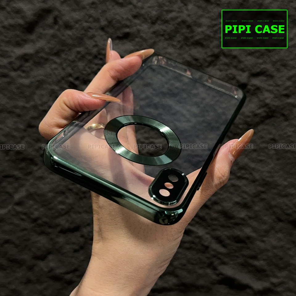 Ốp Lưng iPhone XS Max - Water - Xanh Lá