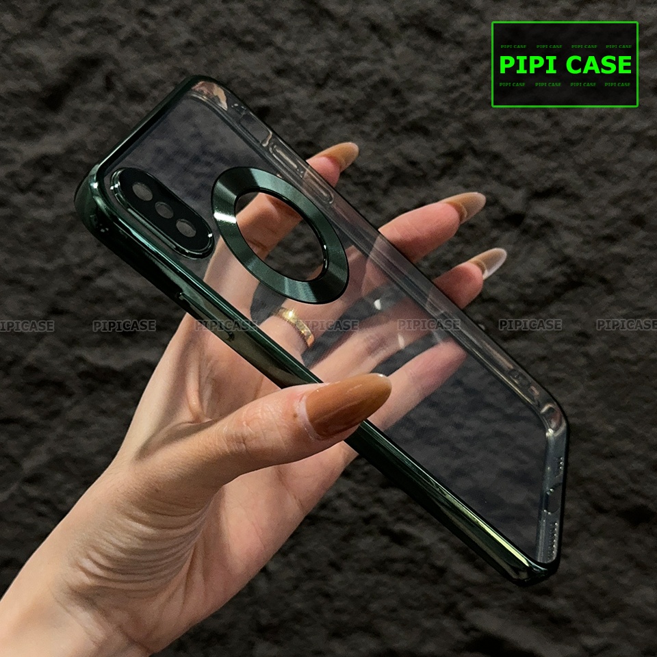 Ốp Lưng iPhone XS Max - Water - Xanh Lá