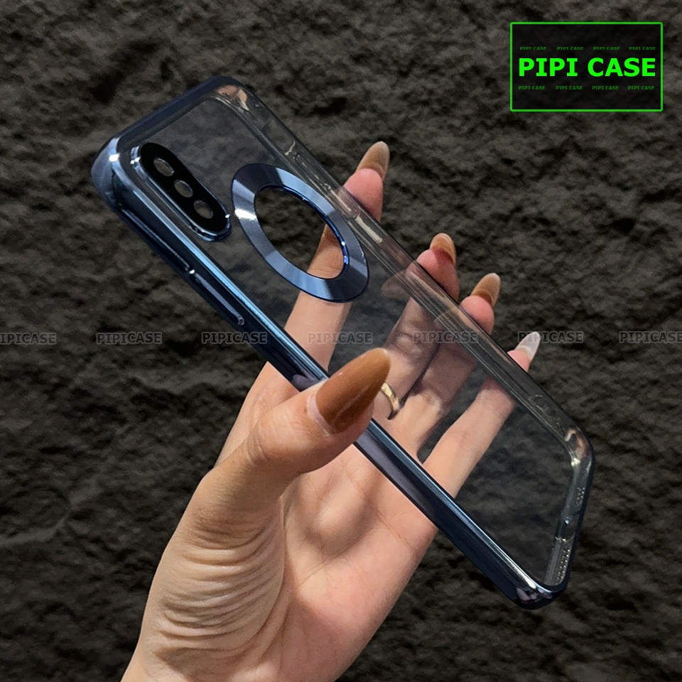 Ốp Lưng iPhone X / XS - Water - Xanh Nhạt