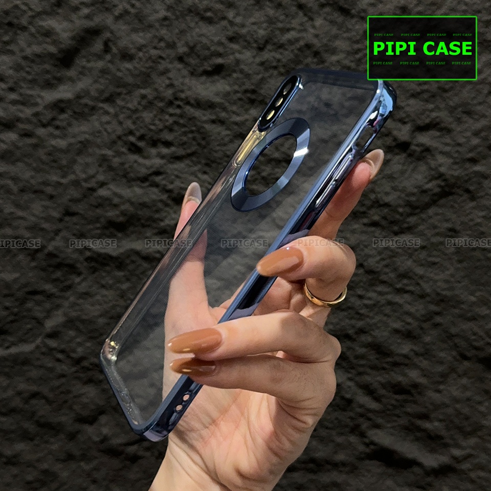 Ốp Lưng iPhone X / XS - Water - Xanh Nhạt
