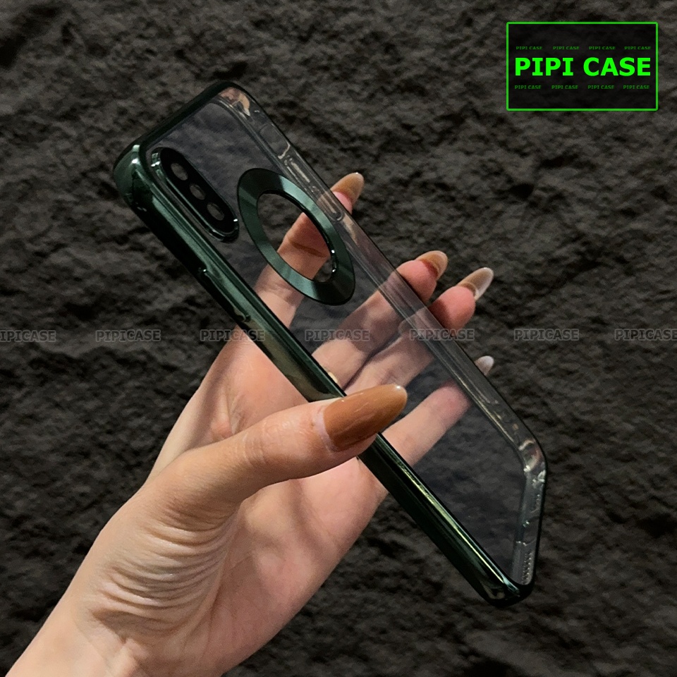 Ốp Lưng iPhone XS Max - Water - Xanh Lá