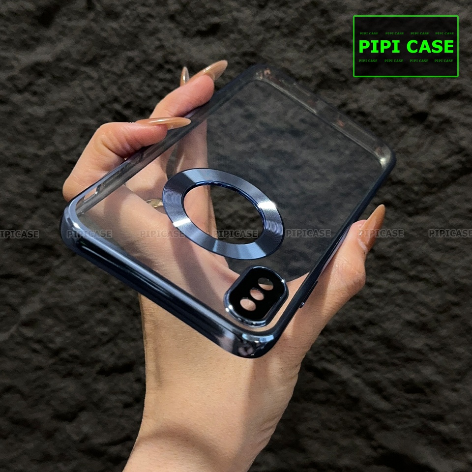 Ốp Lưng iPhone X / XS - Water - Xanh Nhạt