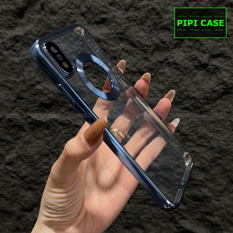 Ốp Lưng iPhone X / XS - Water - Xanh Nhạt