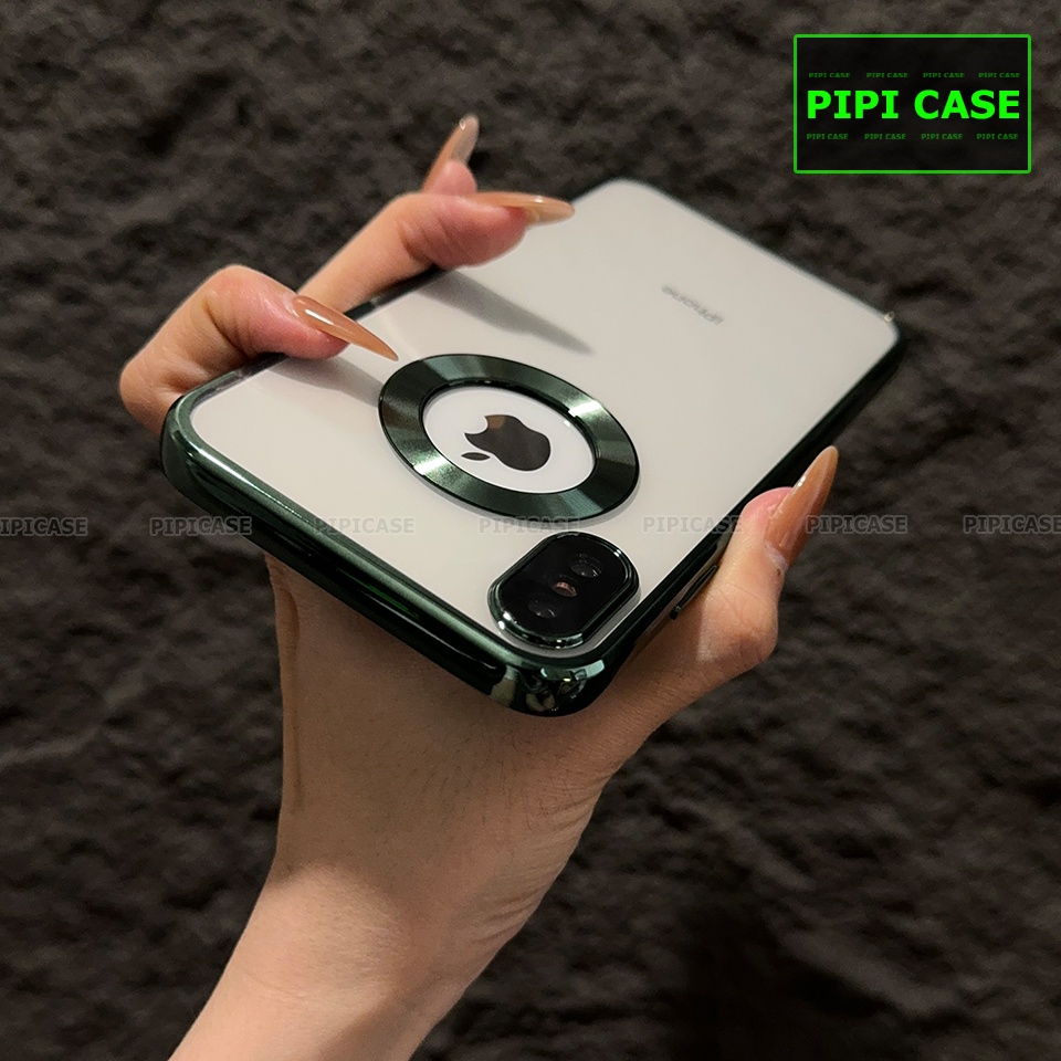 Ốp Lưng iPhone X / XS - Water - Xanh Lá