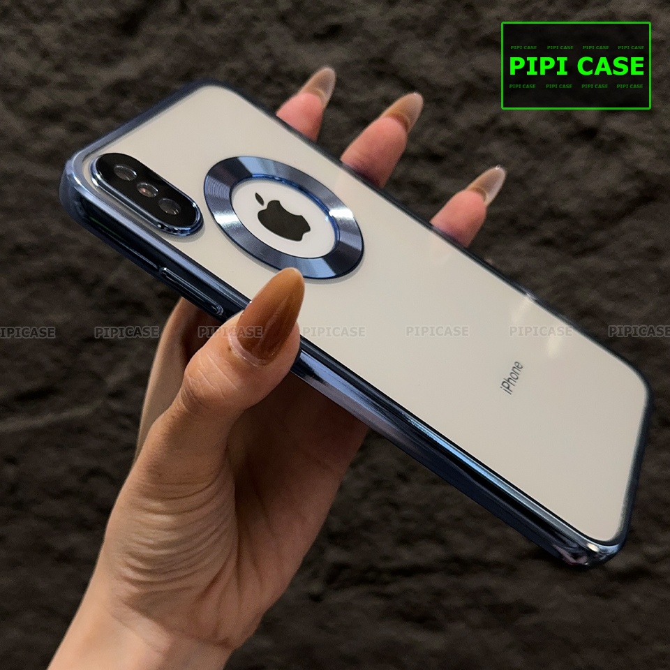 Ốp Lưng iPhone X / XS - Water - Xanh Nhạt