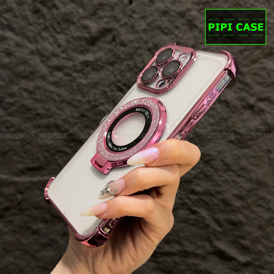 Ốp Lưng iPhone 15 Pro Max - Ven Diamond - Hồng