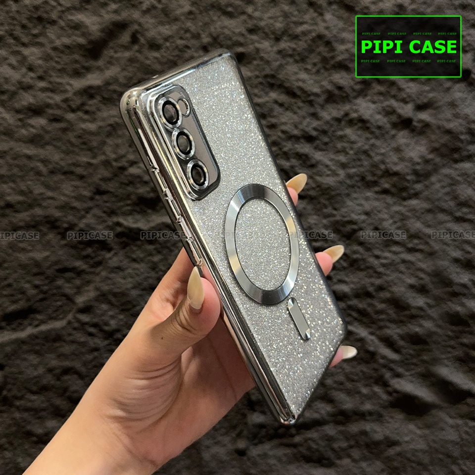 Ốp Lưng Samsung S20 FE - Track - Bạc
