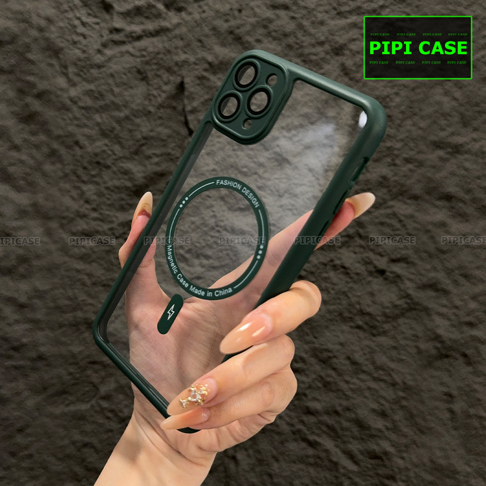 Ốp Lưng iPhone 11 Pro Max - Goo - Xanh Rêu
