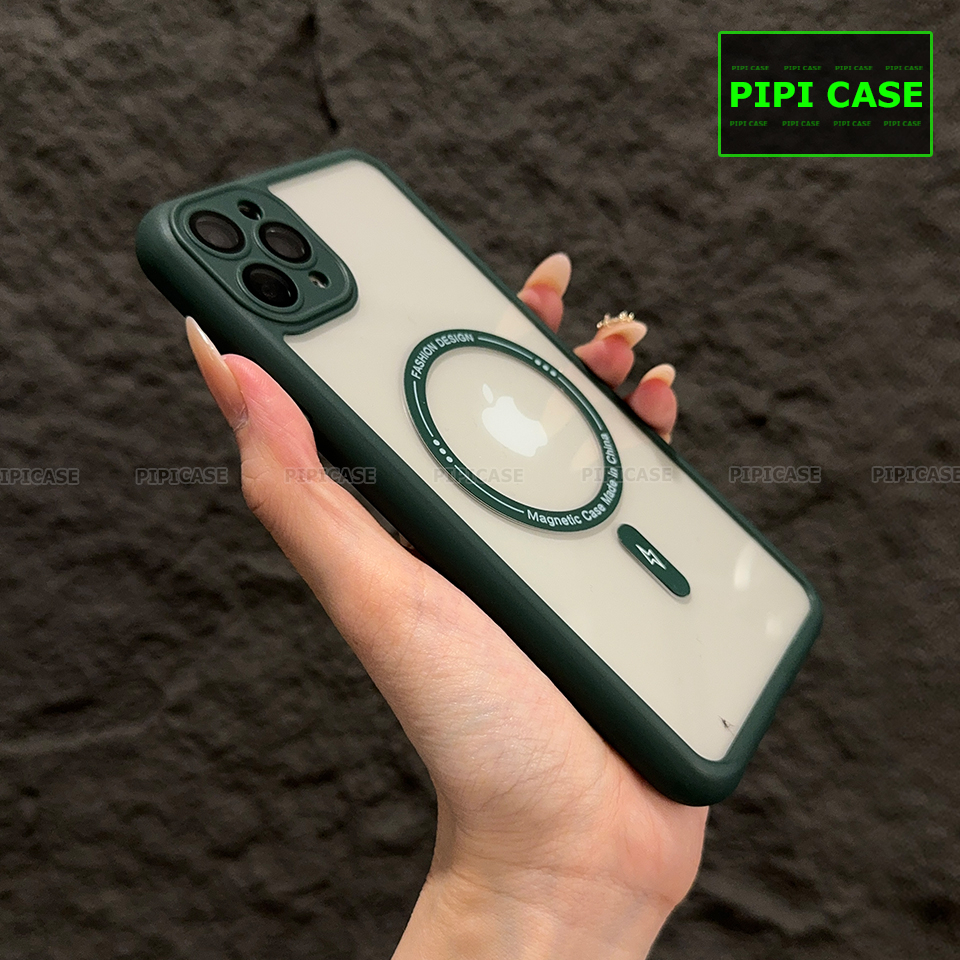 Ốp Lưng iPhone 11 Pro Max - Goo - Xanh Rêu