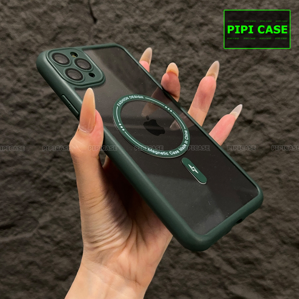 Ốp Lưng iPhone 11 Pro Max - Goo - Xanh Rêu