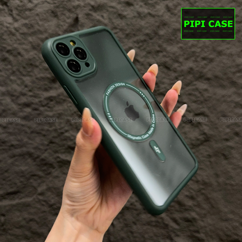 Ốp Lưng iPhone 11 Pro Max - Goo - Xanh Rêu