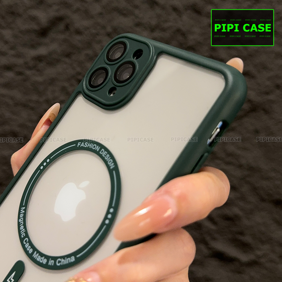 Ốp Lưng iPhone 11 Pro Max - Goo - Xanh Rêu