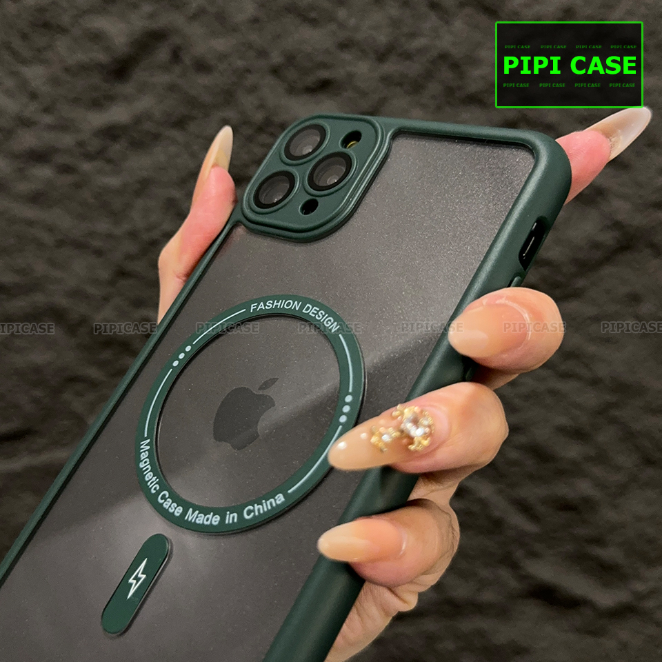 Ốp Lưng iPhone 11 Pro Max - Goo - Xanh Rêu
