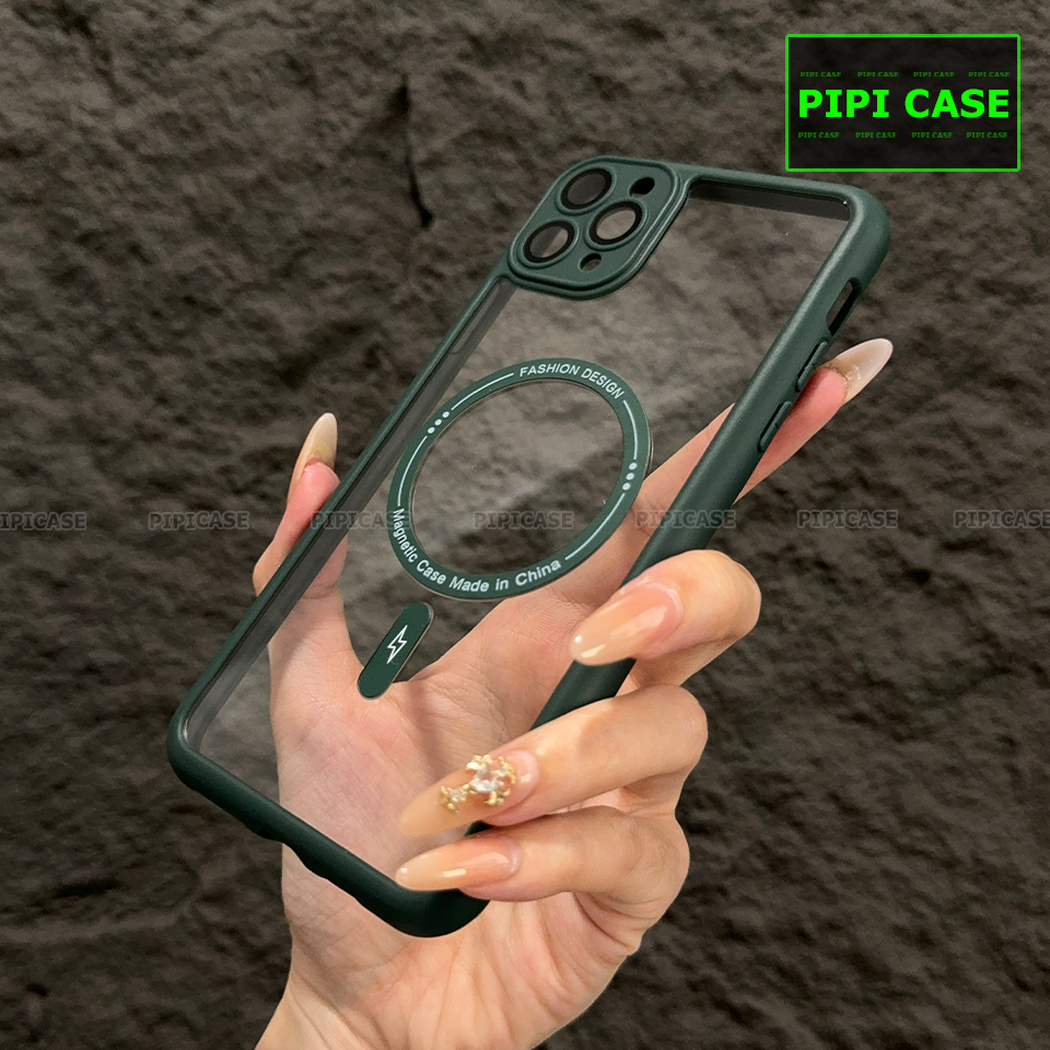Ốp Lưng iPhone 11 Pro Max - Goo - Xanh Rêu