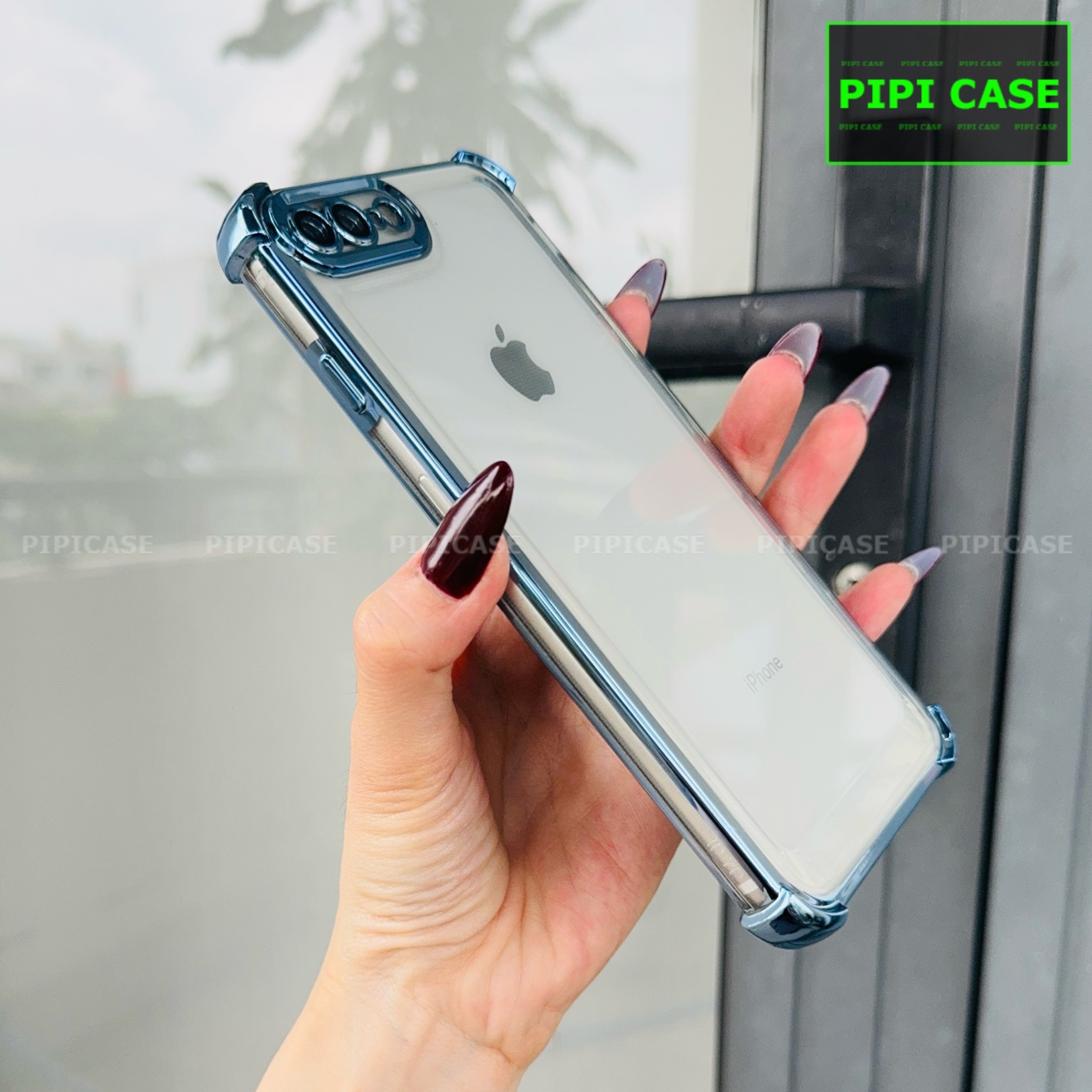 Ốp Lưng iPhone 7 Plus / 8 Plus - Gu - Xanh Nhạt