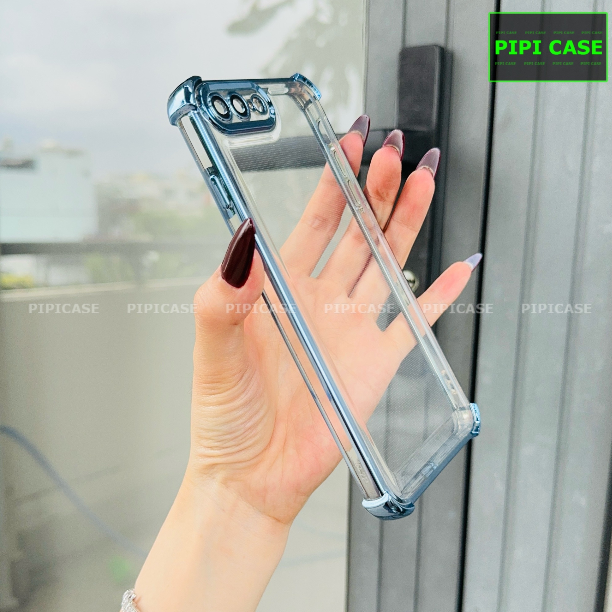 Ốp Lưng iPhone 7 Plus / 8 Plus - Gu - Xanh Nhạt