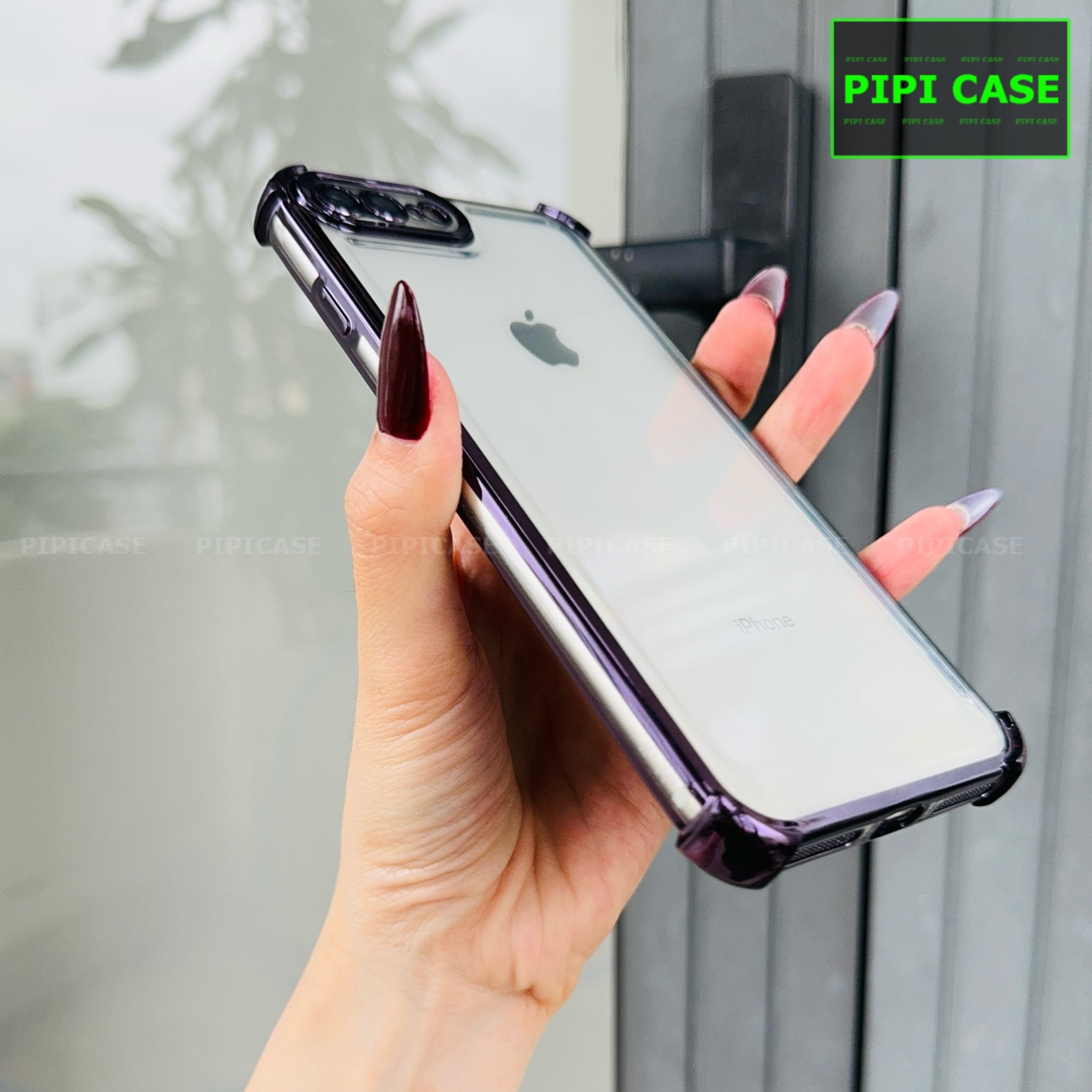 Ốp Lưng iPhone 7 Plus / 8 Plus - Gu - Tím