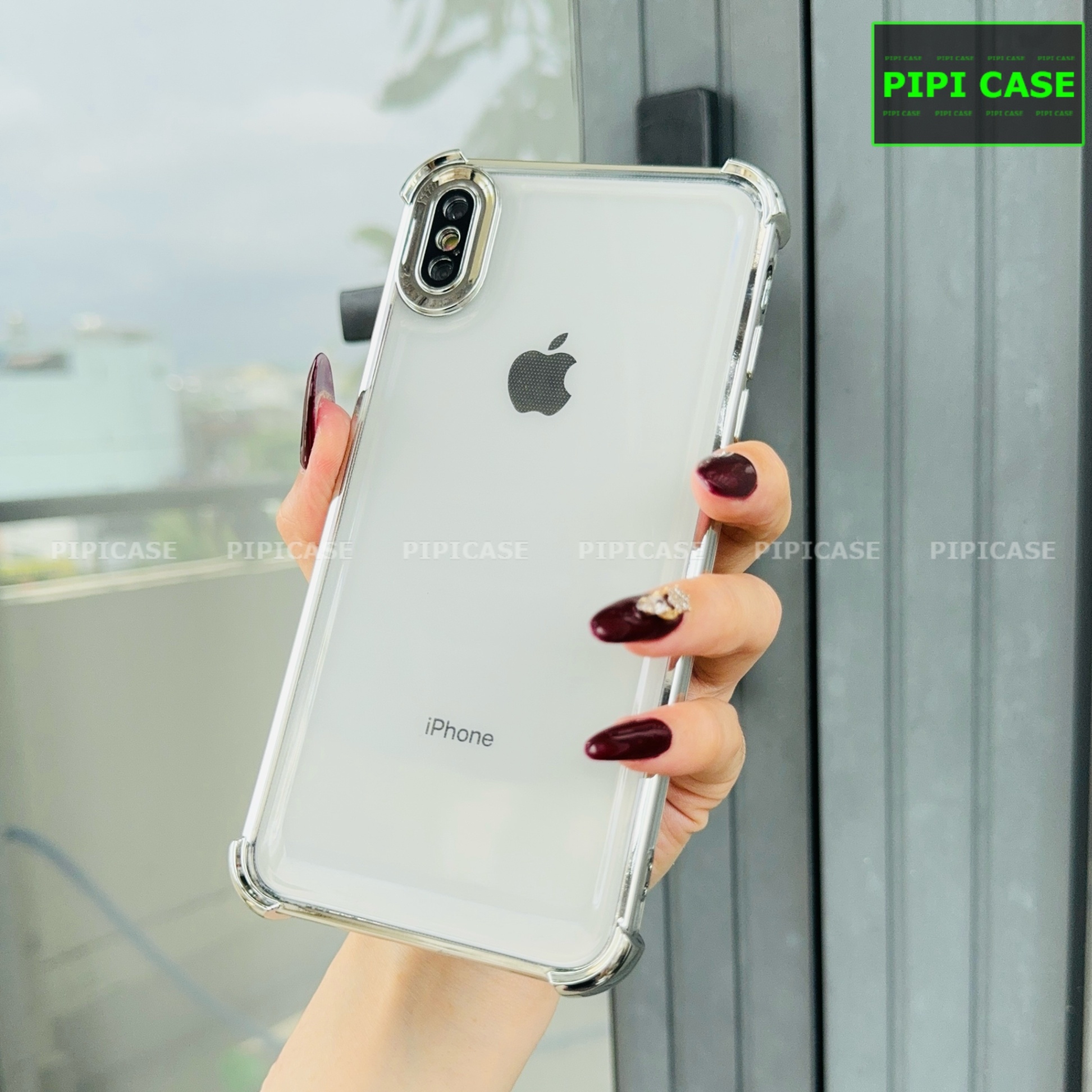 Ốp Lưng iPhone XS Max - Gu - Bạc