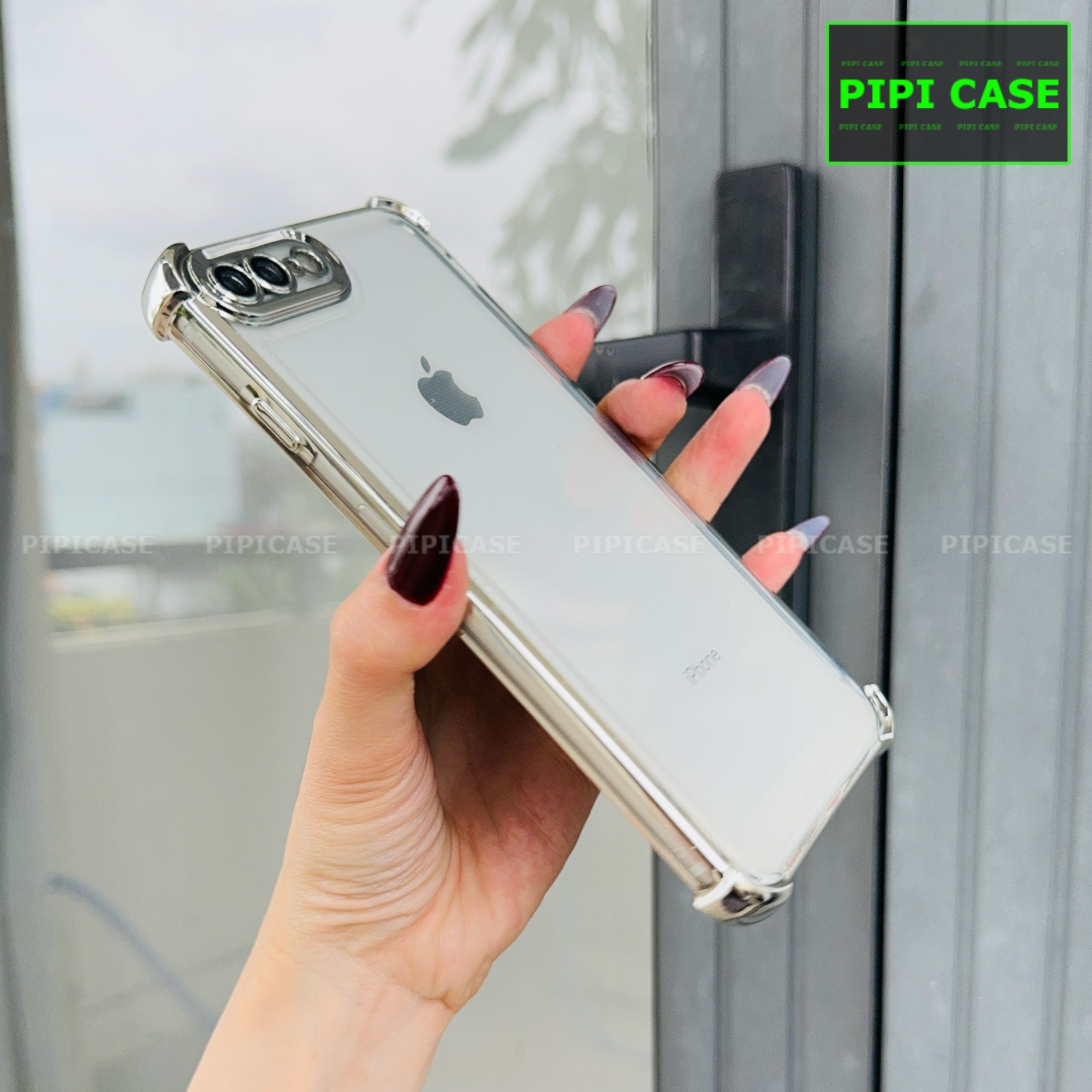 Ốp Lưng iPhone 7 Plus / 8 Plus - Gu - Bạc