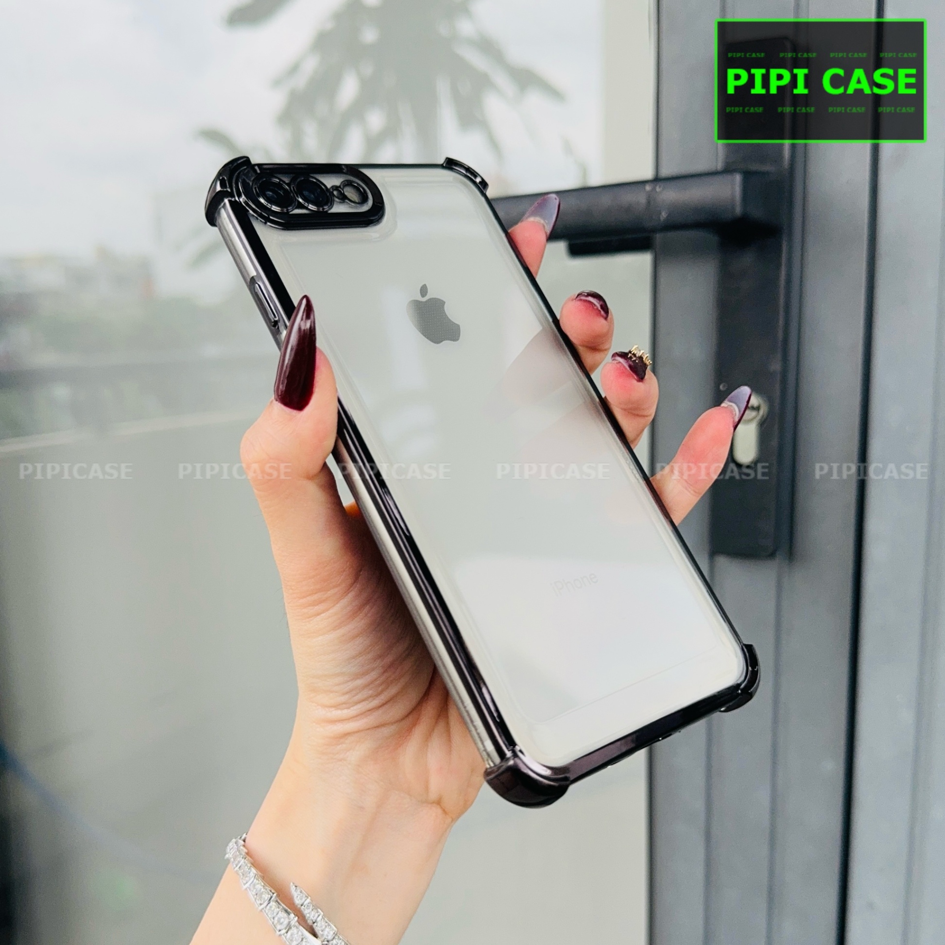 Ốp Lưng iPhone 7 Plus / 8 Plus - Gu - Đen