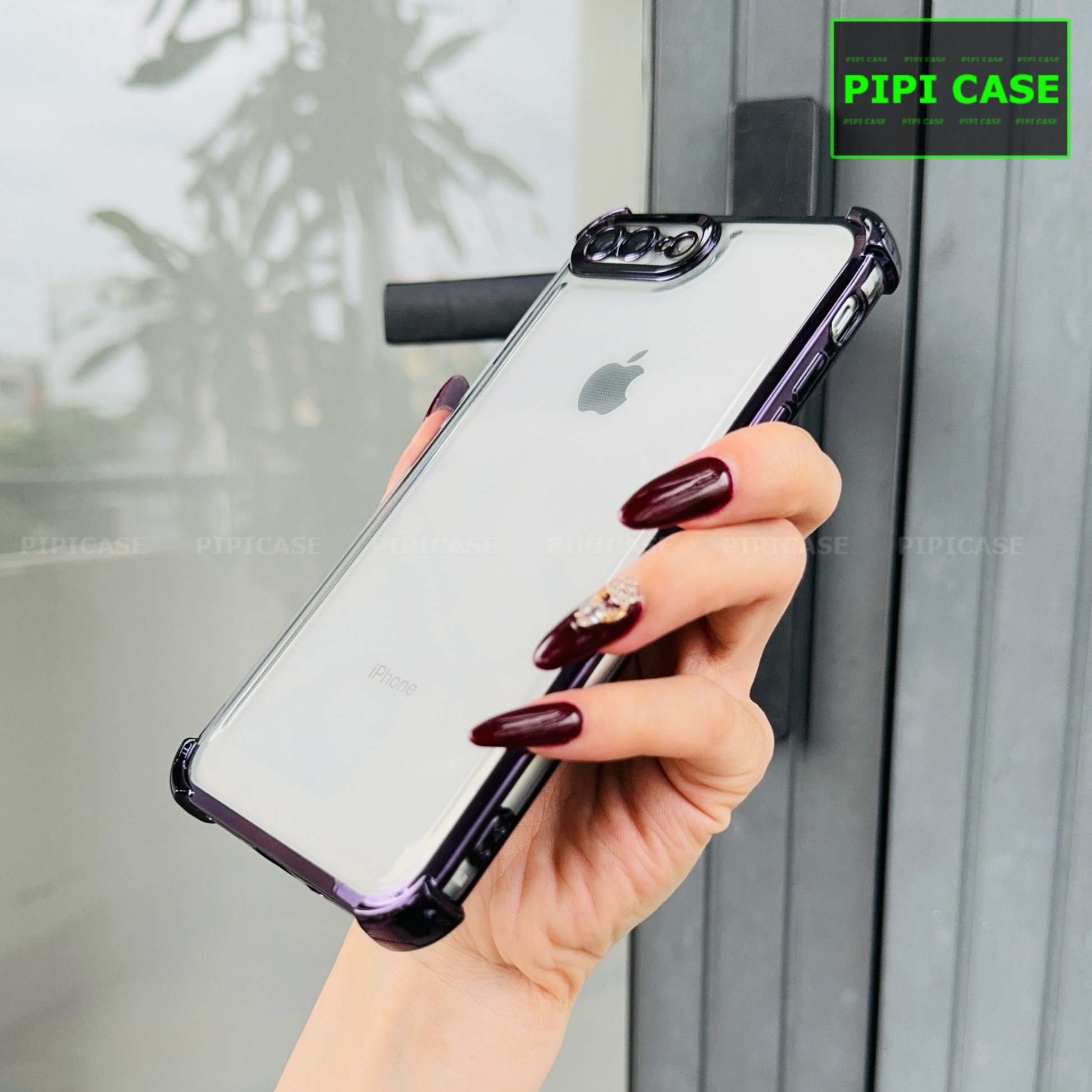 Ốp Lưng iPhone 7 Plus / 8 Plus - Gu - Tím
