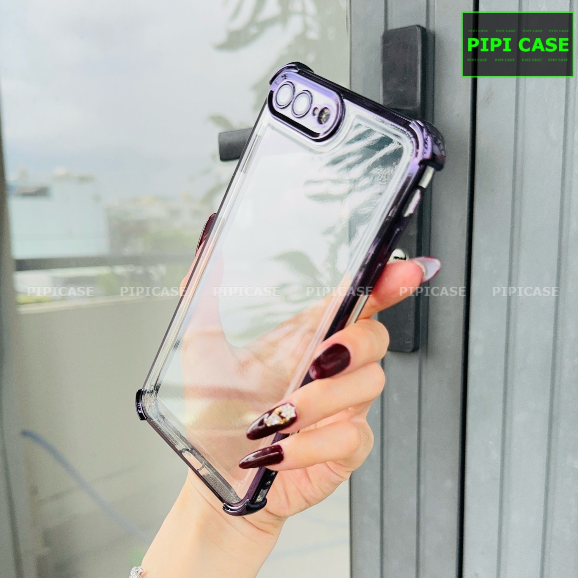 Ốp Lưng iPhone 7 Plus / 8 Plus - Gu - Tím