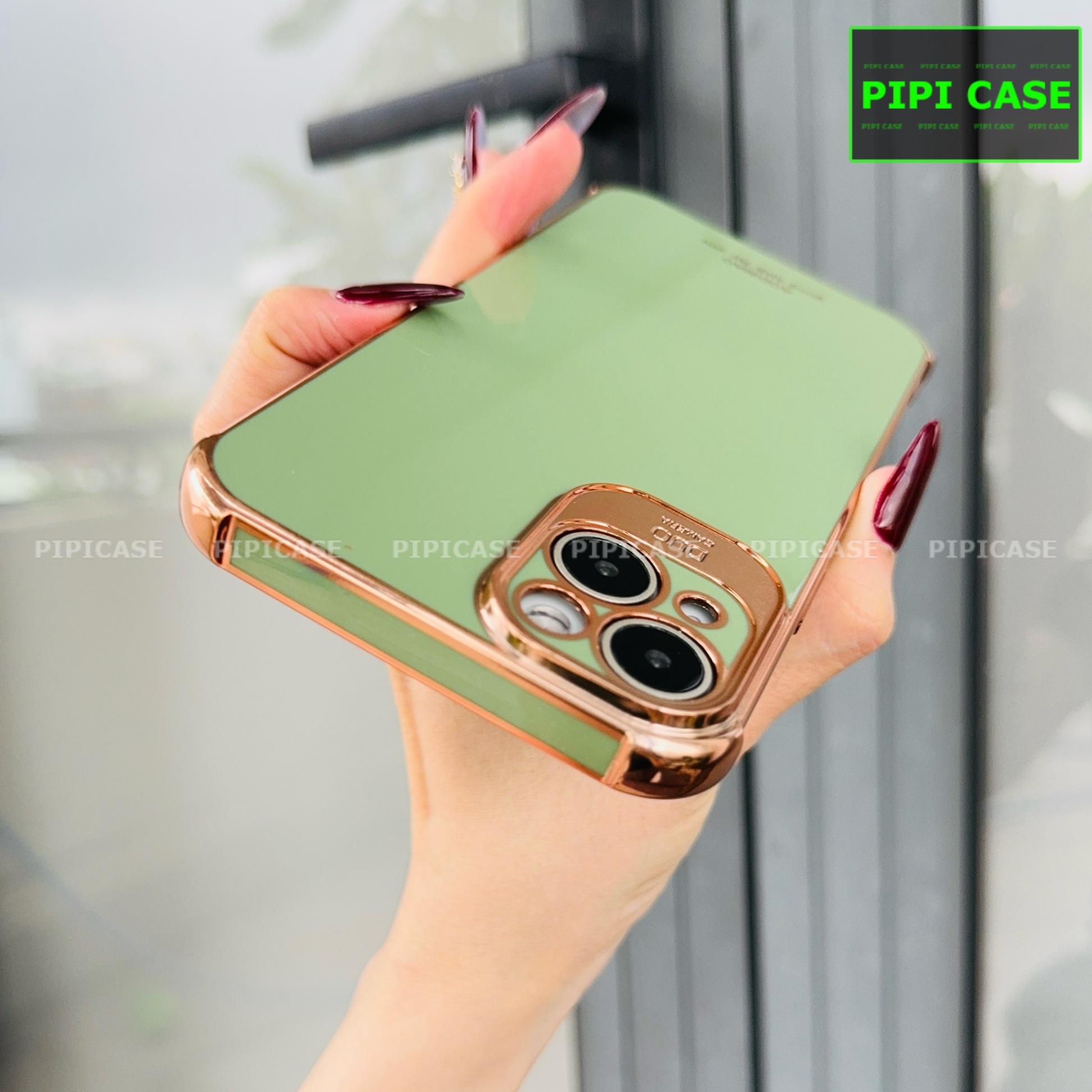 Ốp Lưng iPhone 14 Plus - Luxury - Xanh Cẩm Thạch