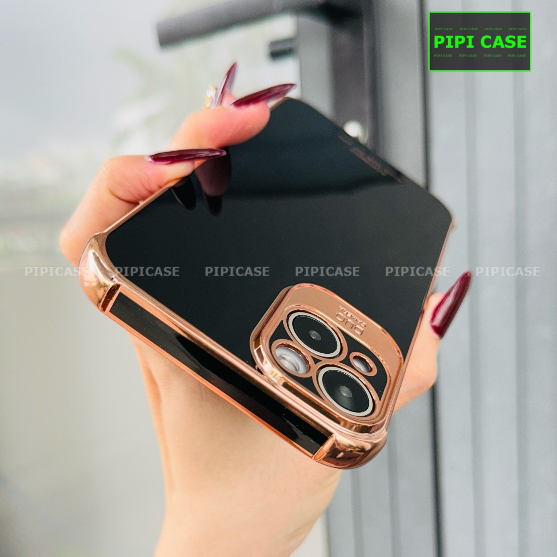Ốp Lưng iPhone 14 - Luxury - Đen