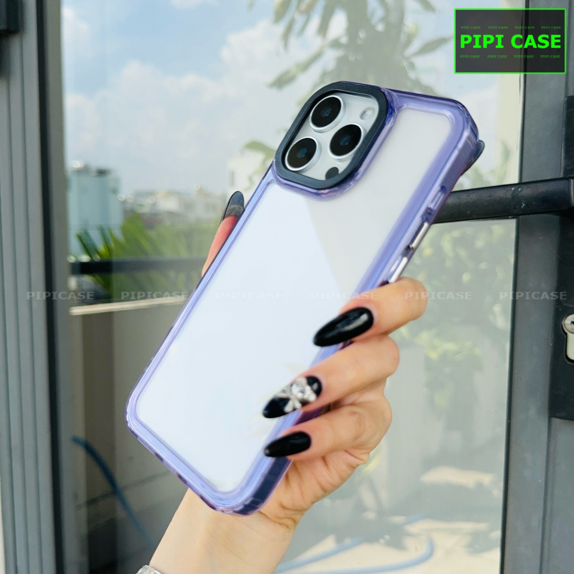 Ốp Lưng iPhone 16 Pro Max - Full - Tím